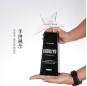 K9 Crystal Awards Star Engraving Sport Black Block Glass Trophies Cube Crystal Blank Trophy