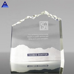 Factory Wholesale Optic Mountain K9 Crystal Award Trophy Manufacturer