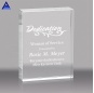 Custom 3d Laser Curved Beveled Glass Awards Jade Crystal Plaque for Academic Awards