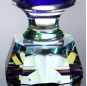 New Design Crystal Awards Clear Blue Cup Crystal Glass Blue Diamond For Crystal Diamond Trophies