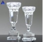 China Promotional Wholesale Elegant Crystal Trophy Cup With Clear Crystal Base