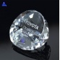 Cheap Illuminate Slant Crystal 3D Laser Etched Paperweight With Diamond