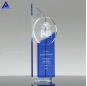 New Customized Design Clear Dedication Award Trophy For President Gifts
