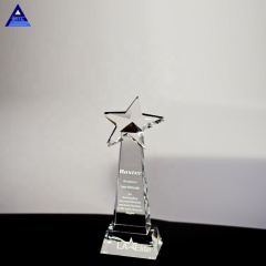 Wholesale Top Star Crystal Trophy And Award With Personalized Name Engraving