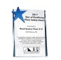 New deign blank star shaped crystal glass plaque award trophy K9 crystal star trophy