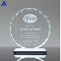 Hot Popular Custom Souvenir Use Customized Facet Round Glass Award Trophy