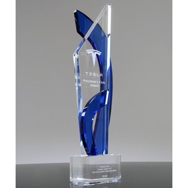 wholesale custom crystal awards customize K9 crystal trophy corporation awards