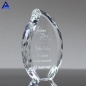 Popular Optical Lambent Flame Shape Crystal Award For Business Honor