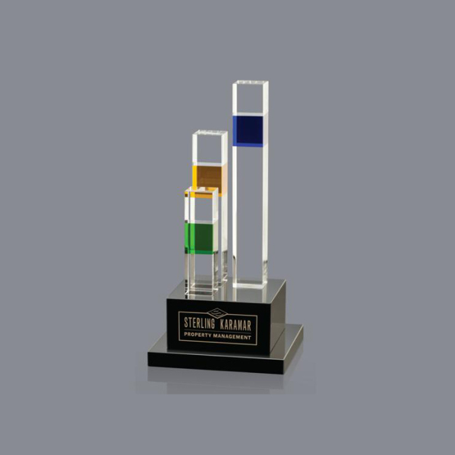 Wholesale China Merchandise 3d laser crystal cube  customized crystal trophies crystal trophy
