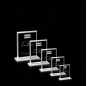 Simple Design Blank Door Shape Engraving Memorial Plaques For Souvenir Taekwondo Monument Crystal Glass Trophy Award