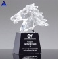 Casting Mustang Liuli Crystal Horse Head Trophy for VIP Business Cooperation Awards