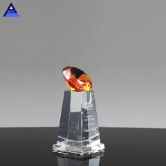 Diamant en verre cristal décoratif optique d'OEM/ODM pour des souvenirs de mariage