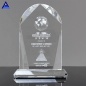 Arch Shape Crystal Customized Award Trophy With Globe Image