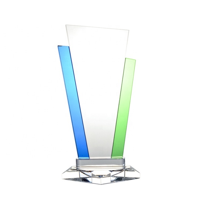 Factory Cheap Personalized Customized Crystal Trophy Laser Engraving For Souvenir Gifts