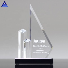 Custom Obelisk Award Emory Peak Crystal Trophy For Engraving Souvenirs Gifts