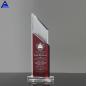 Customize New Design Wholesale Ruby Crystal Award Trophy For Promotion