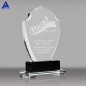 New Design Cheap Custom Logo Clear Crystal Glass Award Plaque For Engraving Laser