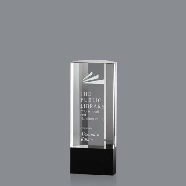 New Style Dissimilarity engraved crystal cube discount trophy custom  award crystal trophy