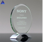Pujiang Wholesale Creative 3D Engrave Printing Logo New Crystal Round Trophy