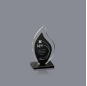 Crystal Plaque Award Blaze Trophy For Glass Celebration Decoration crystal trophy