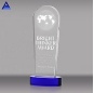 Cheap Custom Rectangle Crystal World Globe Award And Trophy