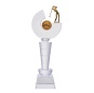 Made In China Gold Plated Ball Sports Metal Awards Bodybuilding Trophy For Sports Awards
