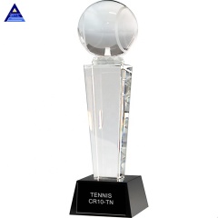 Prix ​​​​du trophée de football de football de basket-ball de sports de cristal en gros 2020 pour le souvenir