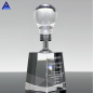 Latest Promotion Price Success Light Bulb Shape Crystal Award Trophy For Souvenir