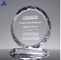 Wholesale Price Crystal Sunflower Plaque Trophy for Corporate Staff