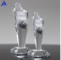 Wholesale Custom 3D Clear Optical Crystal Torch Award World Cup Trophy