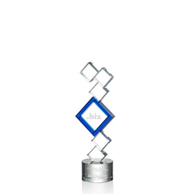 China Supplier Quality diamond cheap cup promotional crystal cube crystal trophy