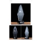 Hot sale blank design Ice Peak Manufacture Crystal Award Trophy for engraving Souvenirs Gifts