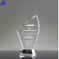 Design Crystal Blank Awards And Trophy Glass Plaque For Business Souvenir