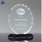 Hot Popular Custom Souvenir Use Customized Facet Round Glass Award Trophy