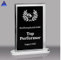 Sublimation Clear And Black Business K9 Crystal Glass Sample Award Plaques For Gifts
