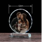 2021 Heart Shaped 3D Photo Frame Crystal 3d Laser Engraving Crystal Glass Block Crystal Trophy Awards