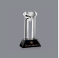 Luxury High Business custom Grade Shining Crystal Diamond Award Crystal Laser Trophy