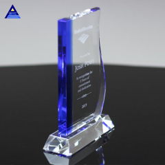 2019 Customized Clear Avant Crystal Plaque Glass Award With Base