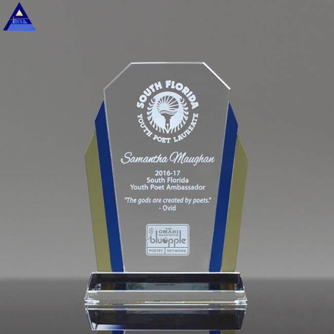Personalized Fashion Cheap Customized Sublimation Crystal Award Plaque