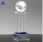 Big Clear Crystal Globe Award With Wedding Gift Glass Earth World Map Globe