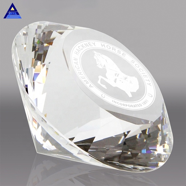 Wholesale Cheap Glass Diamonds Paperweights Clear K9 Crystal Diamonds for Home Decoration