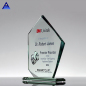 2019 Newest Pentagonal Shape Crystal Summit Jade Glass Award