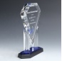 Crystal Diamond Shape Clear Sapphire Award For Corporate Gift Diamond Trophy Crystal