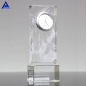 Personalized Optical Crystal Clock Cube Rectangle Large Star Time Crystal Desk Clock