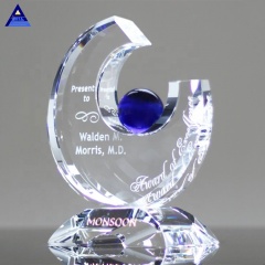 Wholesale Cheap Hot Sale Chalcee Crystal Glass Award Trophy