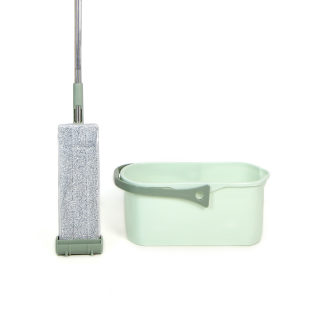 China Home Suppliers for Magic Flat Mop Bucket With Microfiber Flat Mop, Household Cleaning Tools