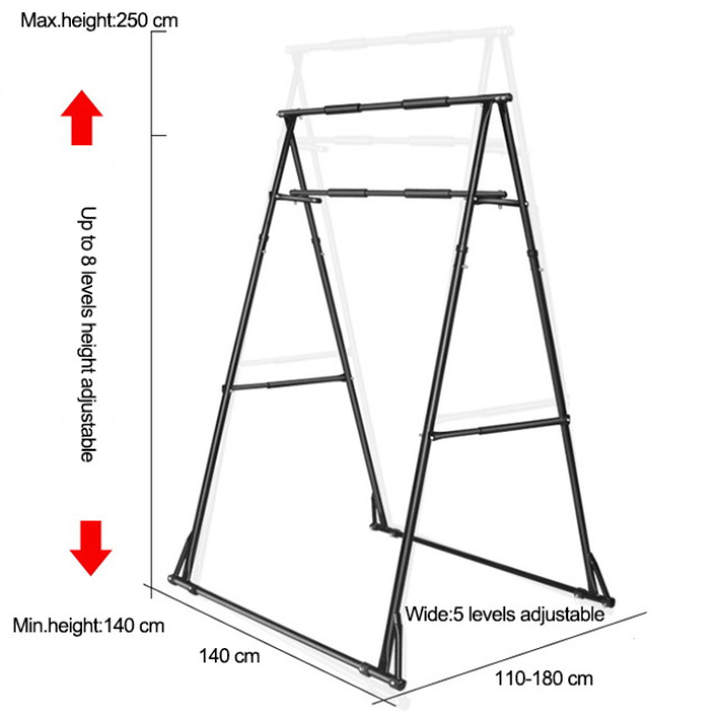 BNcompany Home Fitness Equipment Indoor Pull-up rack Multi-function Adjustable pull-ups