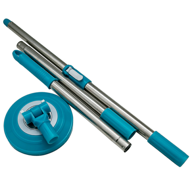 Aluminium extendible mop stick with extensible steel mop stick cleaning floor mop stick