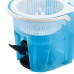 Rotating Magic Mop with Bucket microfiber blue Pedal spin dust magic mop