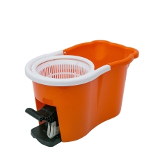 Plastic Bucket With Pedal Assemble 360 Double Bucket Rotating Spin Magic Mop